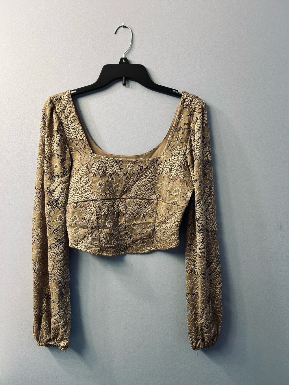 Altar'd State Lace Overlay Top